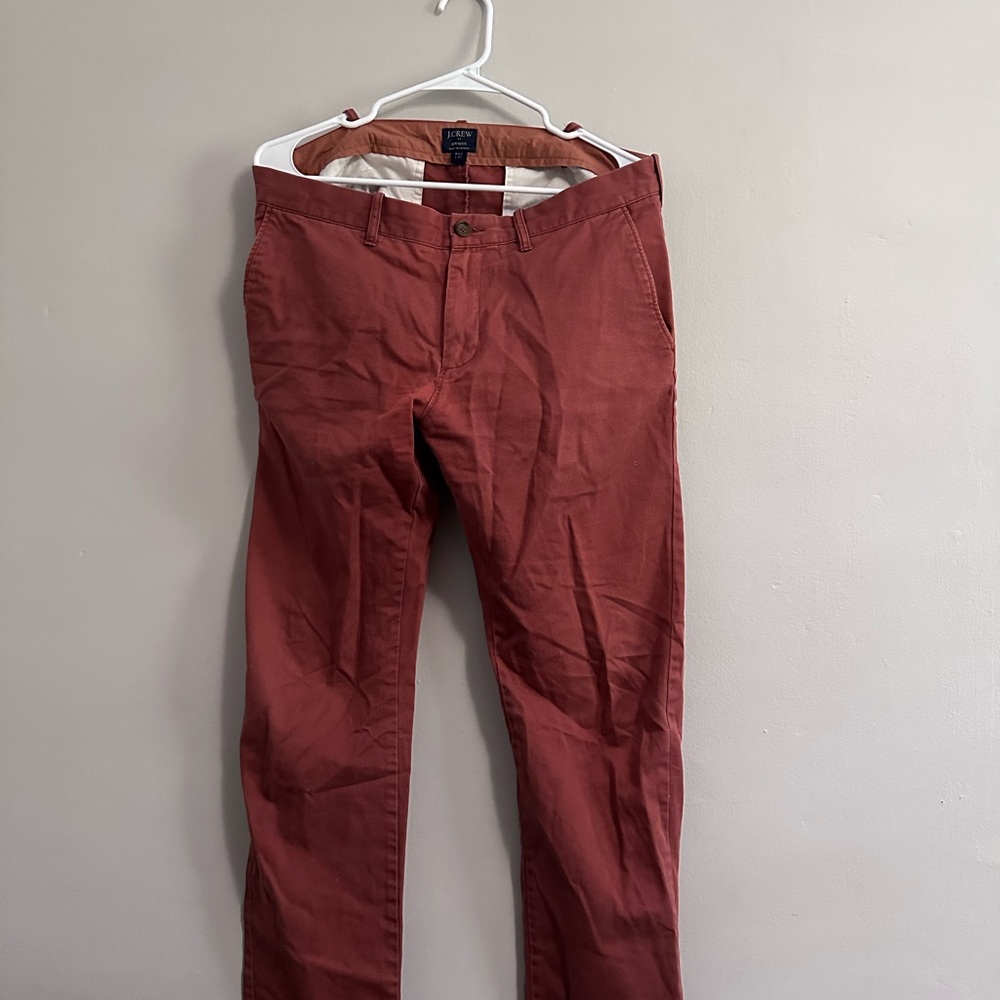 Men's Rust Chino Pants